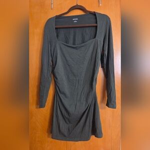 Wild Fable Dark Green Long Sleeve Dress